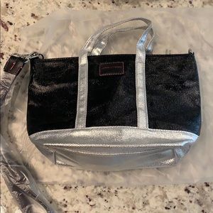 Black and Silver Victoria Secret Crossbody